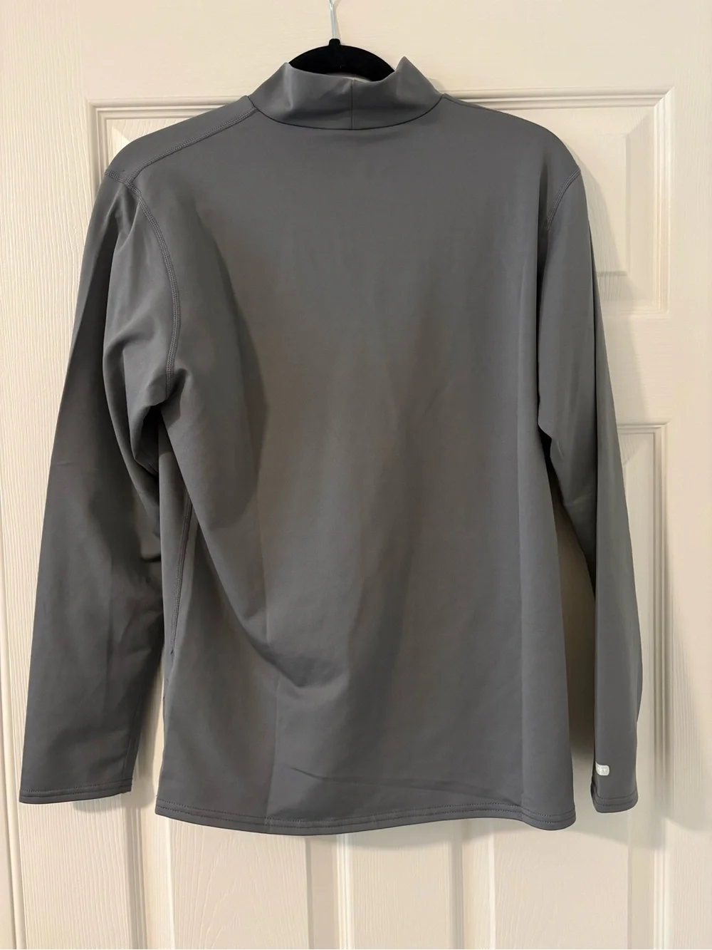 Women’s Nike Gray Long Sleeve Mock Neck Athletic Top Sports Gym Athleisure XL